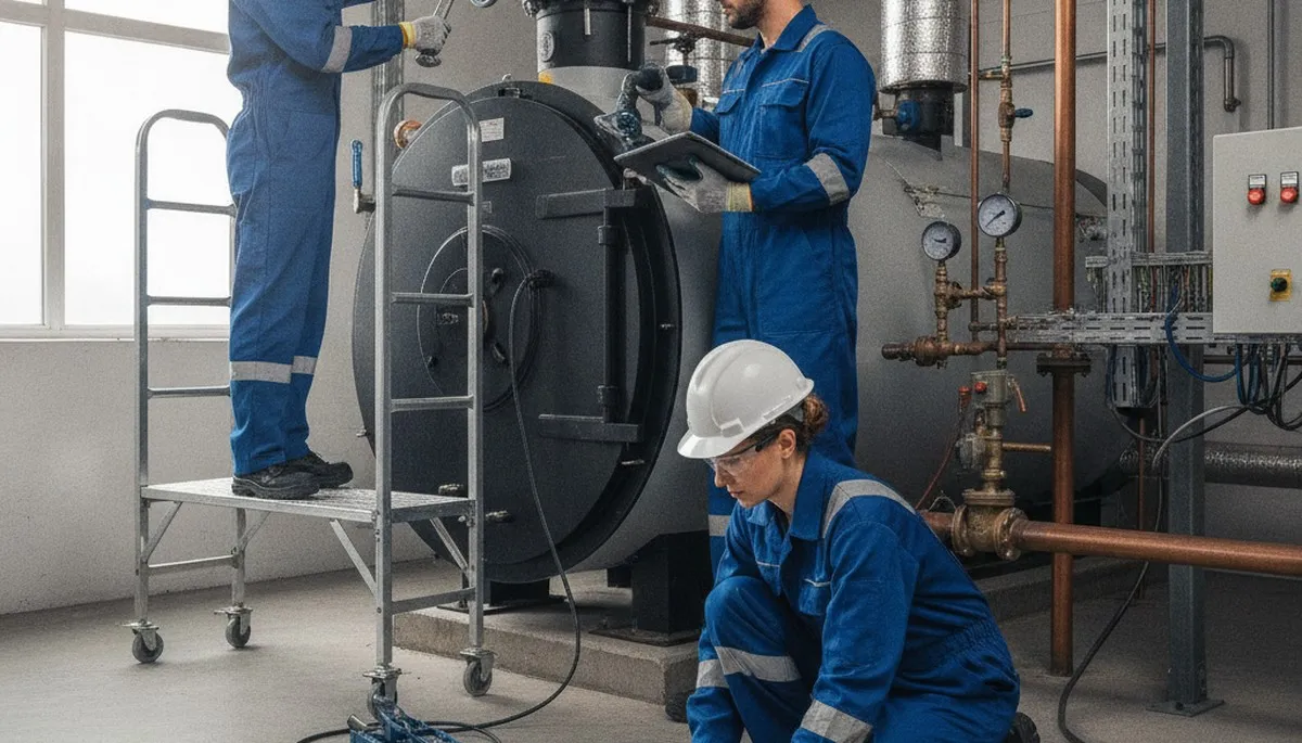 Boiler repair technician serving Reading, MA homes with reliable heating system service